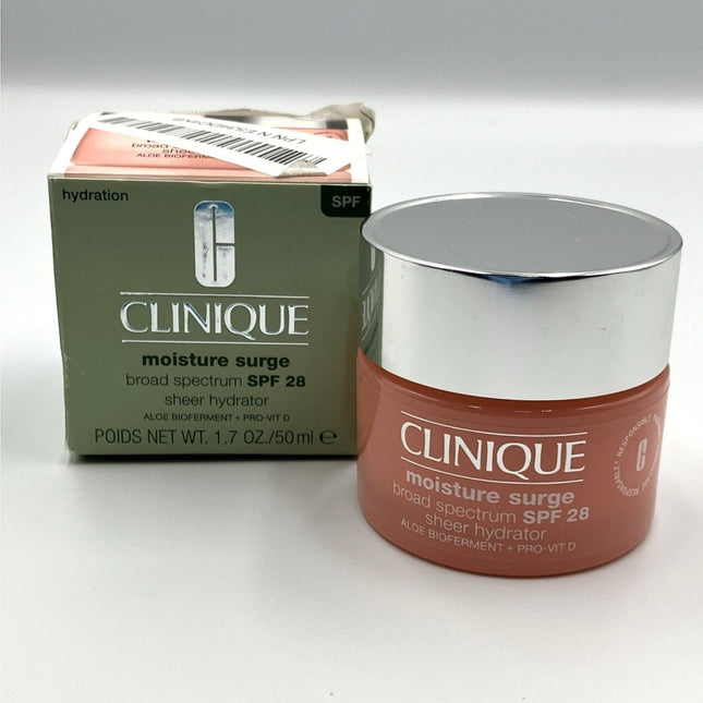 Clinique Moisture Surge SPF 28 Sheer Hydration Full Size 1.7 oz/50ml - Long Island Liquidation