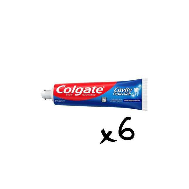 Colgate Cavity Protection Toothpaste 6oz (6 Pack) - Long Island Liquidation
