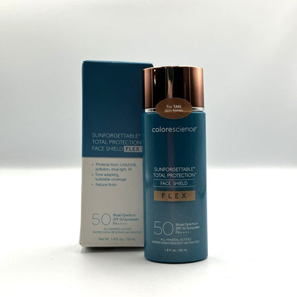 ColoreScience Total Protection Face Shield Flex SPF 50 1.8 fl oz Tan - Long Island Liquidation