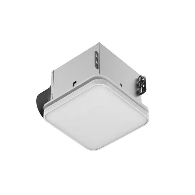 Commercial Electric 80/110 CFM Bathroom Exhaust Fan LED Light Humidity Sensing - Long Island Liquidation