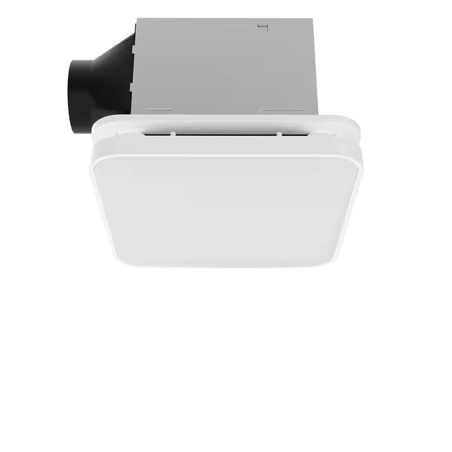 Commercial Electric 80/110 CFM Bathroom Exhaust Fan LED Light Humidity Sensing - Long Island Liquidation