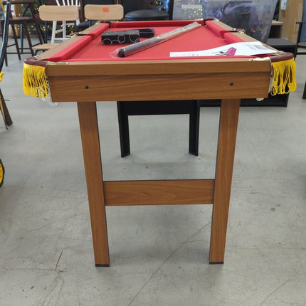 Costway 48'' Mini Table Top Pool Table Game Billiard Set Cues Balls Gift Indoor Sports - Long Island Liquidation