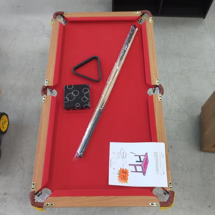 Costway 48'' Mini Table Top Pool Table Game Billiard Set Cues Balls Gift Indoor Sports - Long Island Liquidation