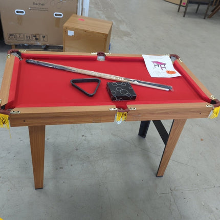 Costway 48'' Mini Table Top Pool Table Game Billiard Set Cues Balls Gift Indoor Sports - Long Island Liquidation