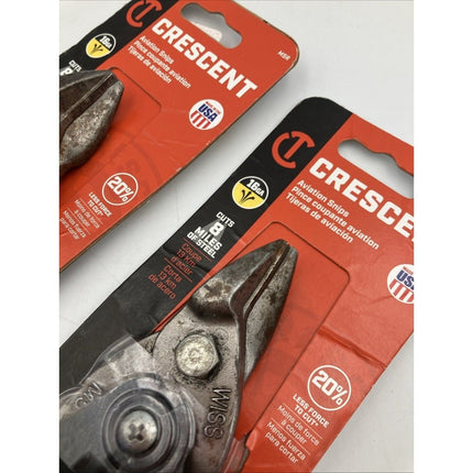 Crescent Straight Cut Aviation Snip Blade Steel Red 9 - 1/4" M5R - Long Island Liquidation