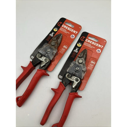 Crescent Straight Cut Aviation Snip Blade Steel Red 9 - 1/4" M5R - Long Island Liquidation