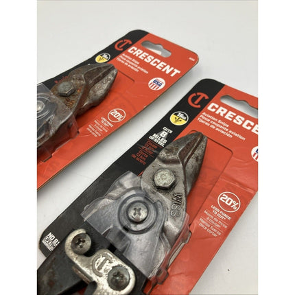 Crescent Straight Cut Aviation Snip Blade Steel Red 9 - 1/4" M5R - Long Island Liquidation