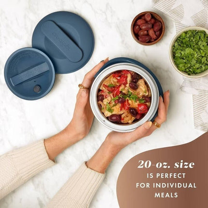 Crockpot 20 - oz. Lunch Crock Food Warmer - Blue - Long Island Liquidation
