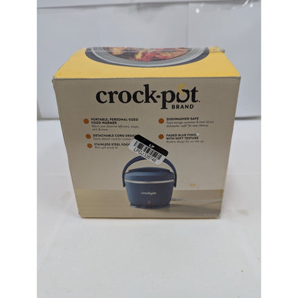 Crockpot 20 - oz. Lunch Crock Food Warmer - Blue - Long Island Liquidation