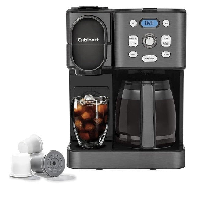 Cuisinart Coffee Center 12 Cup, Automatic Hot & Iced - Black - Long Island Liquidation