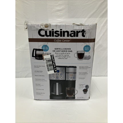 Cuisinart Coffee Center 12 Cup Coffeemaker and Single - Serve Brewer - Long Island Liquidation
