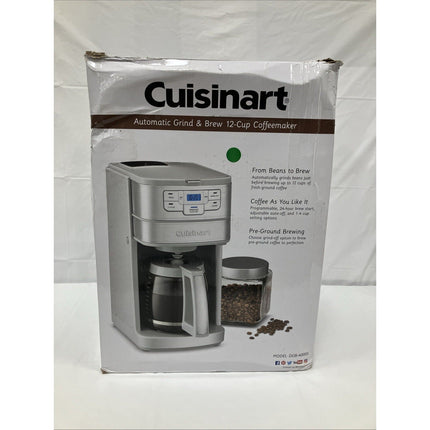 Cuisinart Stainless Steel Automatic Grind and Brew 12 - Cup Coffeemaker - Long Island Liquidation