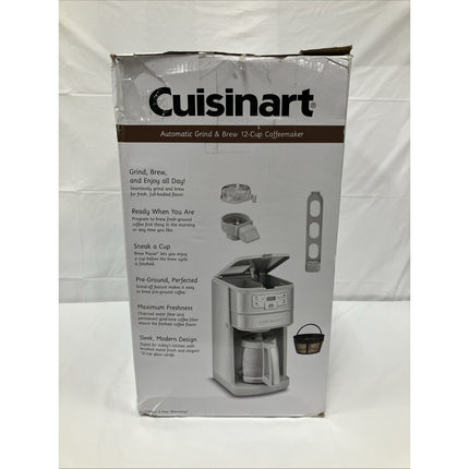 Cuisinart Stainless Steel Automatic Grind and Brew 12 - Cup Coffeemaker - Long Island Liquidation