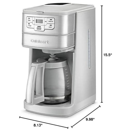 Cuisinart Stainless Steel Automatic Grind and Brew 12 - Cup Coffeemaker - Long Island Liquidation
