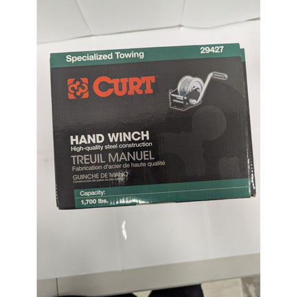 Curt 29427 Hand Winch with 8" Handle 1,700 Capacity - Long Island Liquidation