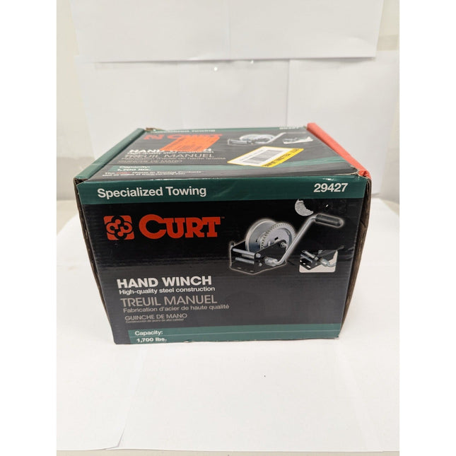 Curt 29427 Hand Winch with 8" Handle 1,700 Capacity - Long Island Liquidation