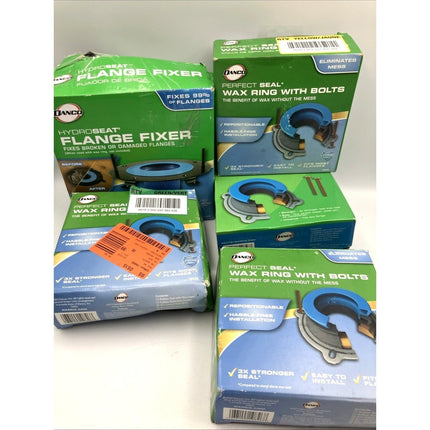 DANCO Perfect Seal Toilet Wax Ring with Bolts lot - Long Island Liquidation