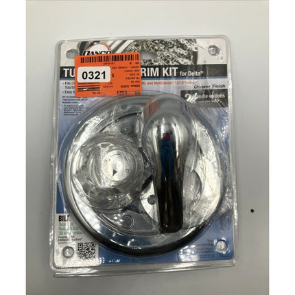 Danco Tub/Shower Trim Kit for Delta - 2 handle options - CHROME - 10003 (ob) - Long Island Liquidation