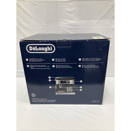 De'Longhi All - In - One Combination Coffee and Espresso Machine - Black - Long Island Liquidation