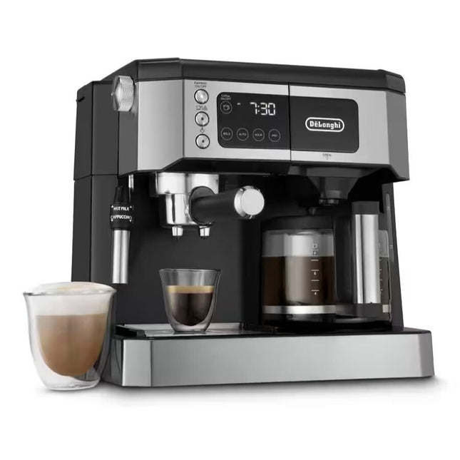De'Longhi All - in - One Combination Coffee and Espresso Machine - Black | COM530M - Long Island Liquidation