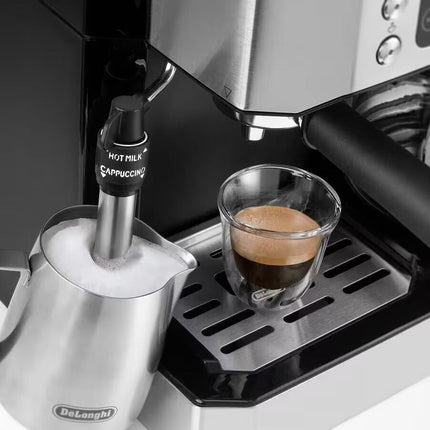 De'Longhi All - in - One Combination Coffee and Espresso Machine - Black | COM530M - Long Island Liquidation