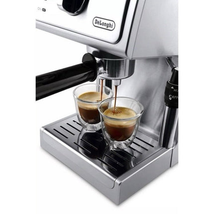 DeLonghi ECP3630 Manual Espresso Machine Cappuccino Maker - Silver - Long Island Liquidation