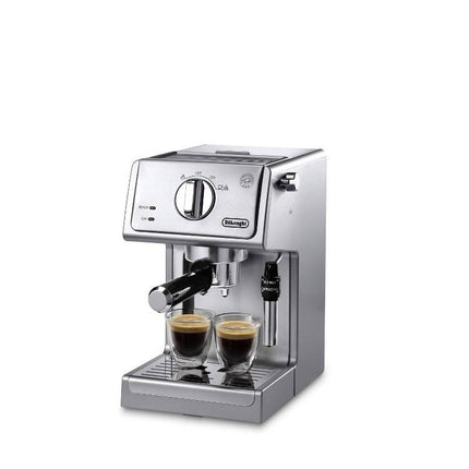 DeLonghi ECP3630 Manual Espresso Machine Cappuccino Maker - Silver - Long Island Liquidation