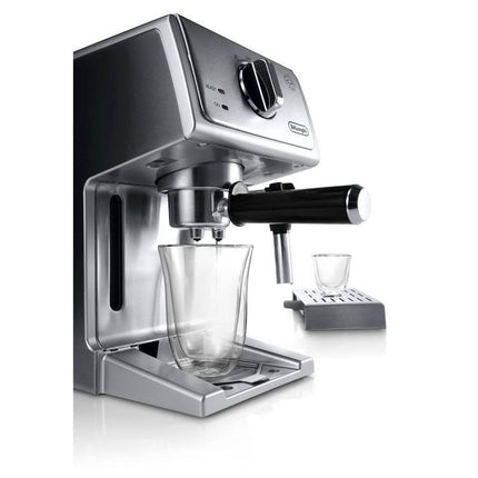 DeLonghi ECP3630 Manual Espresso Machine Cappuccino Maker - Silver - Long Island Liquidation