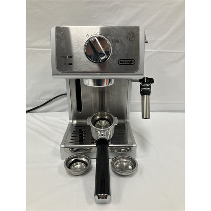 DeLonghi ECP3630 Manual Espresso Machine Cappuccino Maker - Silver - Long Island Liquidation
