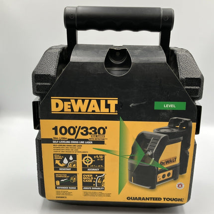 DeWalt DW088CG 165 ft. Green Beam Self - Leveling Cross Line Laser Level - Long Island Liquidation