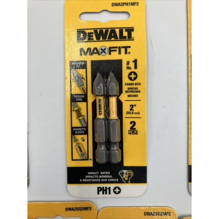 Dewalt MAXFIT 1 2 T30 Square Bit 2 - Piece Set SQ1 DWA2SQ1MF2 For For Drill lot - Long Island Liquidation