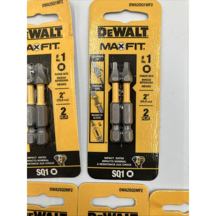 Dewalt MAXFIT 1 2 T30 Square Bit 2 - Piece Set SQ1 DWA2SQ1MF2 For For Drill lot - Long Island Liquidation