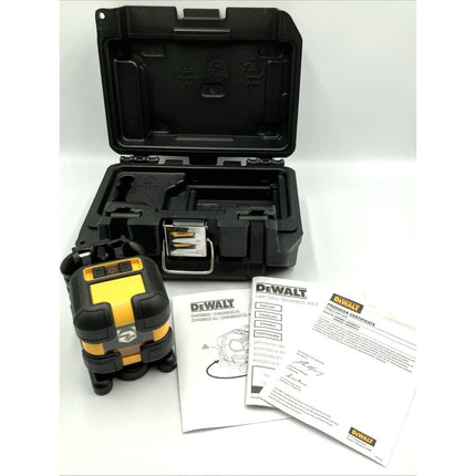 DEWALT Red Self - Leveling Cross Line Laser Level DW08802 Open Box - Long Island Liquidation
