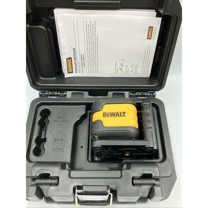 DEWALT Red Self - Leveling Cross Line Laser Level DW08802 Open Box - Long Island Liquidation