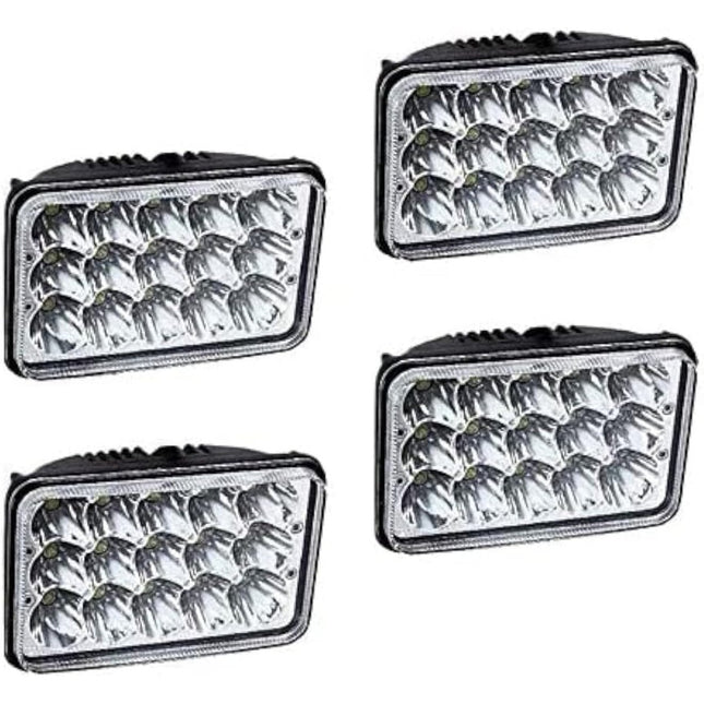 DOT Approved 4X6 Inch Sealed Beam LED Headlights Fit For Kenworth T600 T800 /... - Long Island Liquidation
