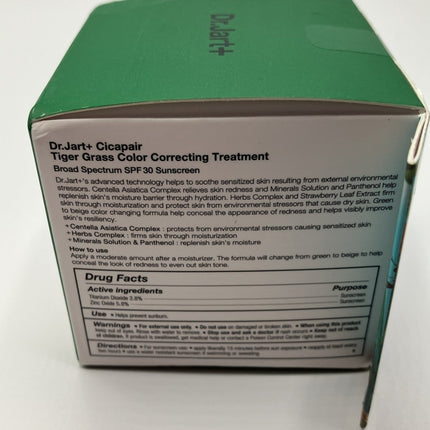 Dr.Jart+ Cicapair Tiger Grass Color Correcting Treatment SPF 30 1.69 fl oz - Long Island Liquidation