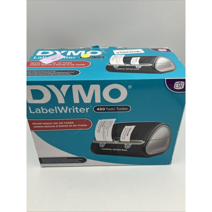 Dymo Label Writer 450 Twin Turbo Direct Thermal Label Printer New Open Box - Long Island Liquidation
