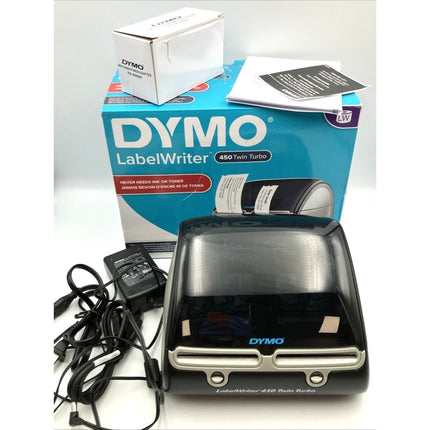 Dymo Label Writer 450 Twin Turbo Direct Thermal Label Printer New Open Box - Long Island Liquidation