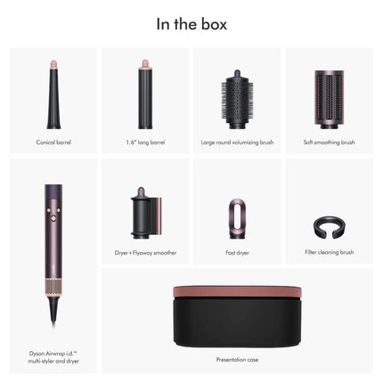 Dyson Airwrap ID Multi - styler for Straight to Wavy Hair in Jasper Plum - Long Island Liquidation