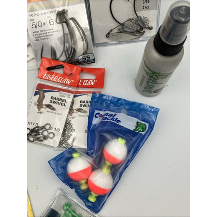 Eagle Claw Mix Lot - Hooks/Weights Mixed Lot - Long Island Liquidation