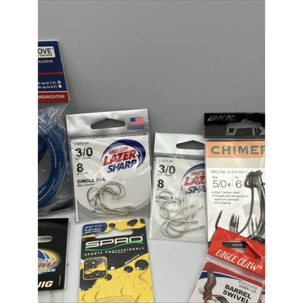 Eagle Claw Mix Lot - Hooks/Weights Mixed Lot - Long Island Liquidation