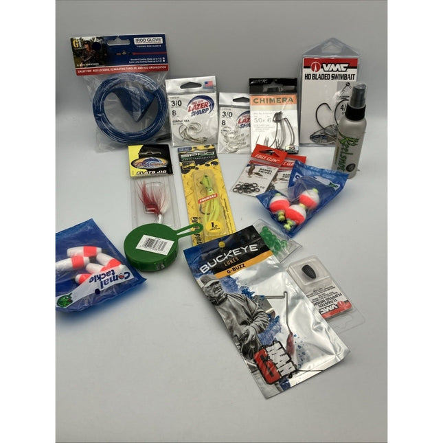 Eagle Claw Mix Lot - Hooks/Weights Mixed Lot - Long Island Liquidation