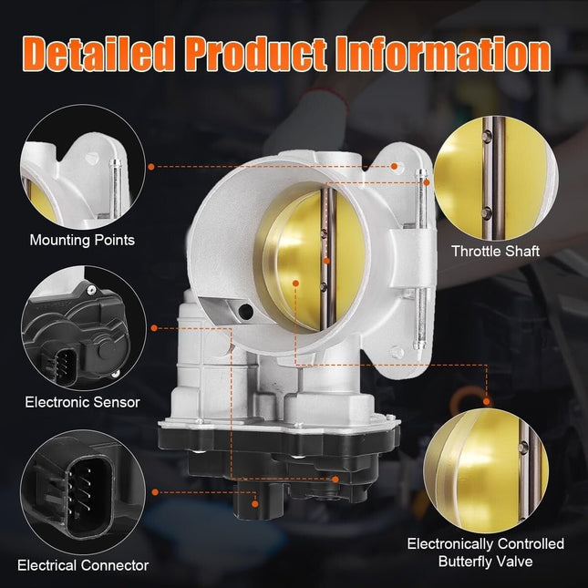 Electronic Throttle Body Replacement 1257080 - Long Island Liquidation