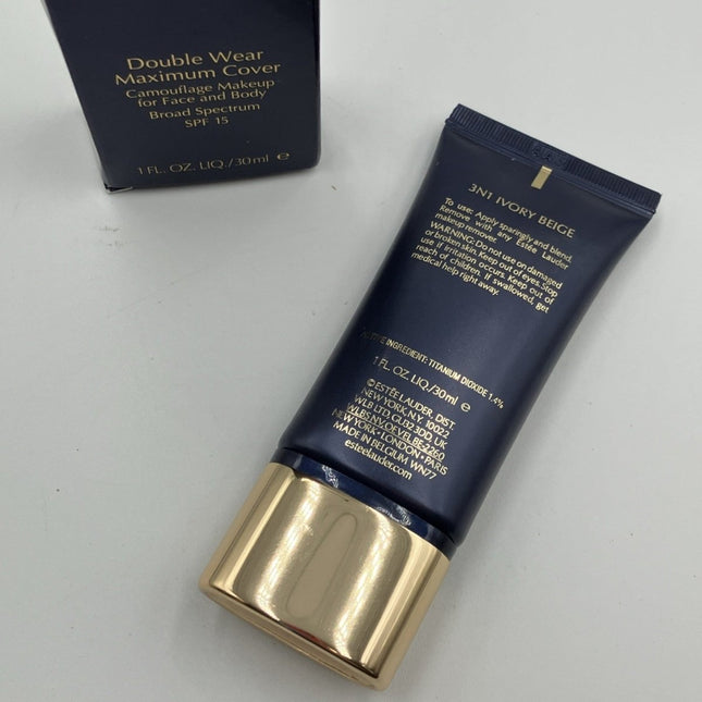 Estée Lauder Double Wear Maximum Cover Foundation - 2W2 Ratan - Long Island Liquidation