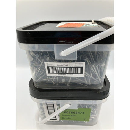 Everbilt 6D Box Nails Hot Dipped Galvanized (2) 10 lb 2 - 1/2 " - Long Island Liquidation