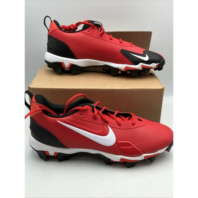 [FB9728 - 600] MENS NIKE FORCE TROUT 9 KEYSTONE 'UNIVERSITY RED WHITE' size 10 - Long Island Liquidation