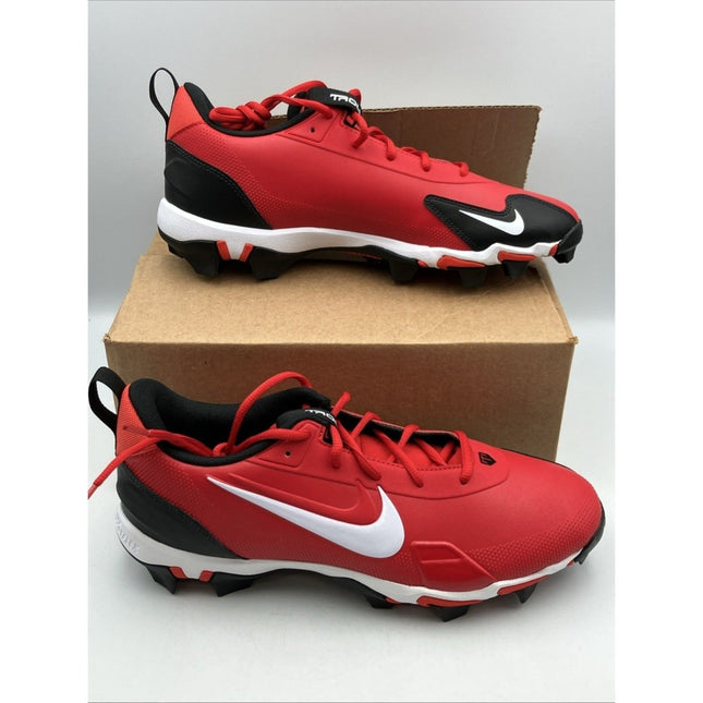 [FB9728 - 600] MENS NIKE FORCE TROUT 9 KEYSTONE 'UNIVERSITY RED WHITE' size 10 - Long Island Liquidation
