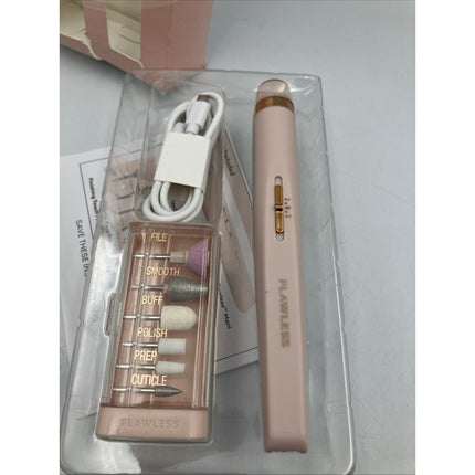 Finishing Touch Total Manicure & Pedicure Kit Includes Wand 6 Heads - Long Island Liquidation