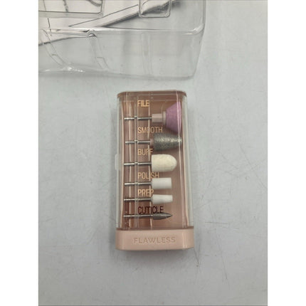 Finishing Touch Total Manicure & Pedicure Kit Includes Wand 6 Heads - Long Island Liquidation