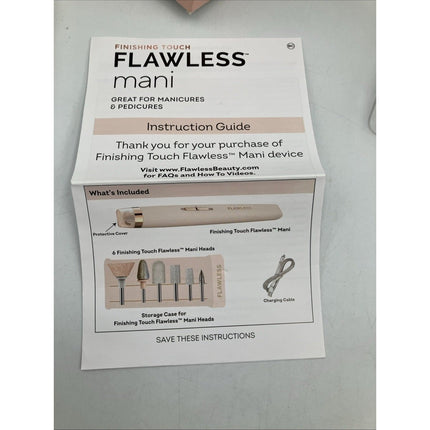 Finishing Touch Total Manicure & Pedicure Kit Includes Wand 6 Heads - Long Island Liquidation